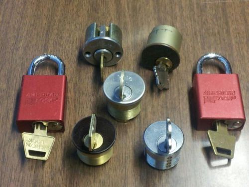 7 pcs. challenge lock set for pickers, students, locksmith for sale