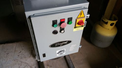 Burford Model 2000EP Control Panel Power Box for Bagger/Twist Tyer Machine *USED