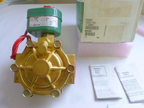 Asco 1 1/2 &#034; 8210d32 8210d032 8210g32 normally open 5-150 air/water valve, 120v b302 for sale