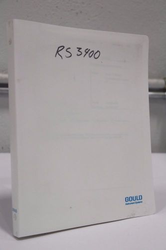 Gould 3000 Series Recorder All Models User Manual MU30-VO202-00 Binder +Free SH