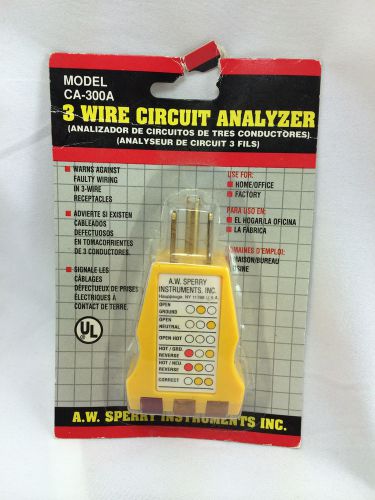 A.W. Sperry Instruments 3 Wire Circuit Analyzer CA-300A
