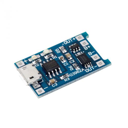 2PCS Micro USB 1A 5V 18650 Lithium Battery Charging Board Charger Module HPT