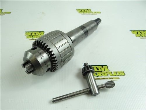 14n style ball bearing super drill chuck 1/2&#034; capacity 4mt shank w/ key for sale