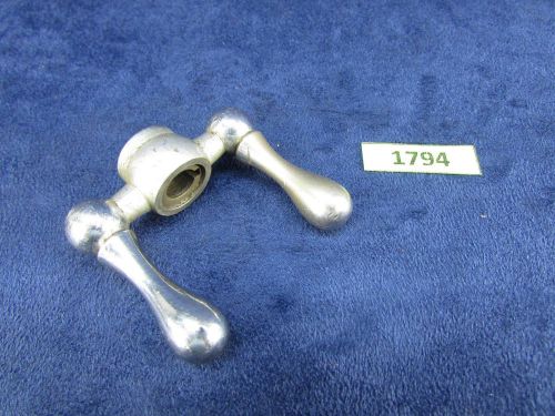 Atlas TV48 10&#034; Metal Lathe Tool Compound Rest Double Handle Screw Crank (#1794)