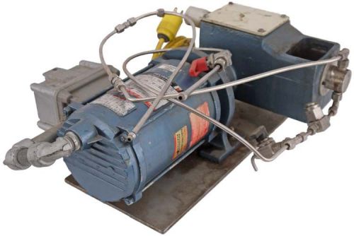 Milroyal db1-30-r metering pump w/reliance c56h 1725rpm 1/4hp ac motor parts for sale
