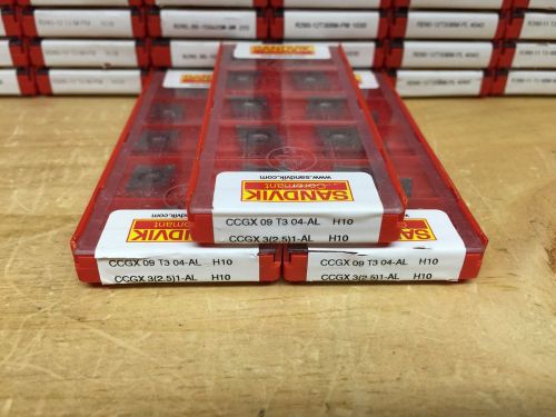 CCGX 3(2.5)1-AL 09 T3 04-AL H10 SANDVIK CARBIDE INSERT