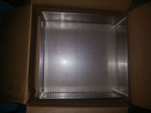 Stainless Steel Sterilization Basket 10 1/2&#034; x 10 &#034; x 3 1/2&#034; Free Shipping