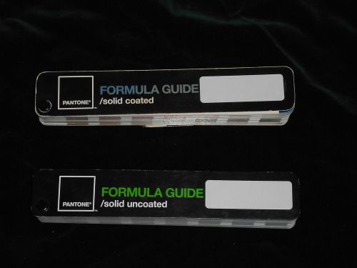 PANTONE FORMULA GUIDES SOLID COATED &amp; SOLID UNCOATED (USED)