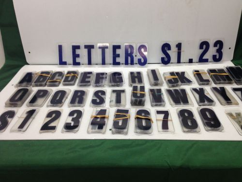 215 Sidewalk Sign Letters &amp; Numbers Outdoor Sign Advertising 5&#034;x2&#034;