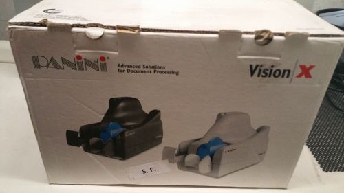 New panini vision x check scanner for sale