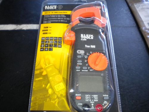 KLEIN TOOLS 400A AC/DC TRMS CLAMP METER CL2000 NEW
