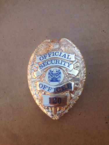 Official Security Officer Badge