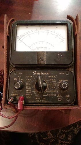 Vintage, Simpson Analog Meter 260