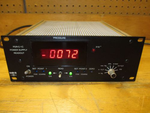 MKS Instruments PDR-C-1C Power Supply / Readout  POWERS UP
