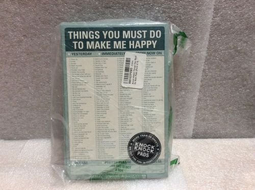 Knock Knock Things You Must Do Note Pads (Pack of 4) [Health and Beauty]