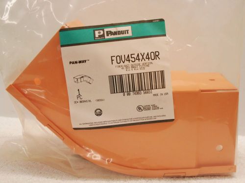 Panduit FOV454X4OR Fiber Duct Outside Vertical 45 Degree Fitting *SEALED*