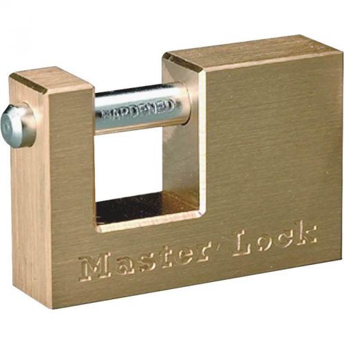 Trailer coupler lock, 3/4&#034; dia, 1/4&#034; h x 1/2&#034; w, solid brass master lock 605dat for sale