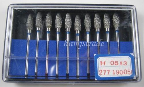 1 box 10 pcs dentistry steel tungsten carbide burs dental equipment h5 for sale