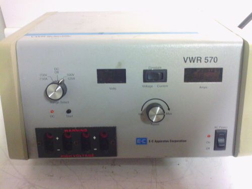 E C Apparatus VWR 570 Electrophoresis Power Supply