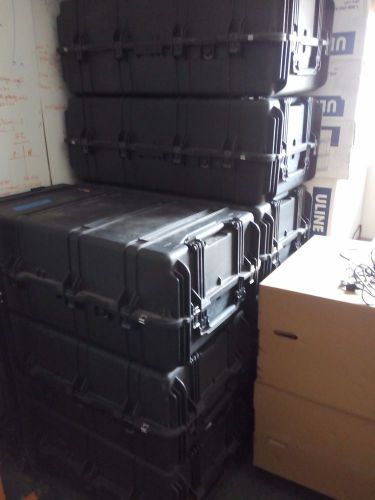 Pelican 1780 transport case black survival , dry storage, camera gear w/ foam for sale