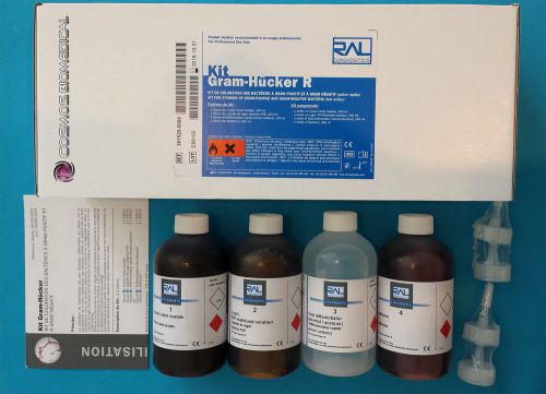 Microscope Slide Stain Kit - Gram Hucker Stain (4 x 240ml)