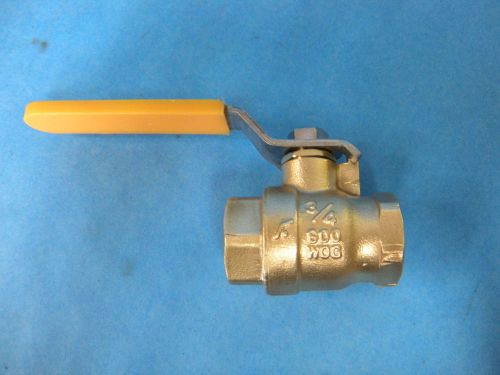 Fnw brass 3/4&#034; npt in-line ball valve for sale