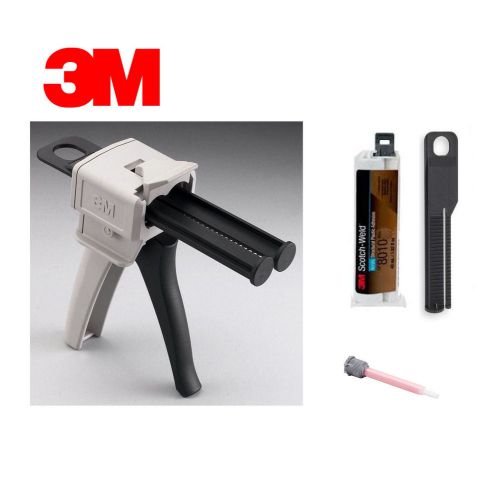 3M EPX Plus II Applicator w/Scotchweld DP8010 adhesive + plunger + mixing nozzle