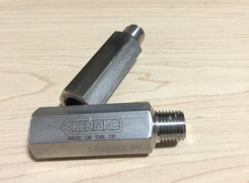 Swagelok kenmac stainless steel regulator adjustable relief valve 1/4&#034; kvv11de1 for sale