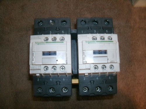 SCHNEIDER ELECTRIC CONTACTOR LC2D40AG7 FREE SHIPPING