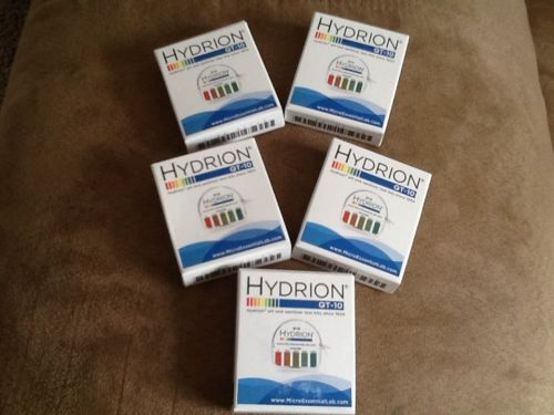 Hydrion QT-10 test kits