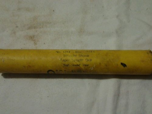 9/16&#034; Morse HS Straight Shank Drill Bit