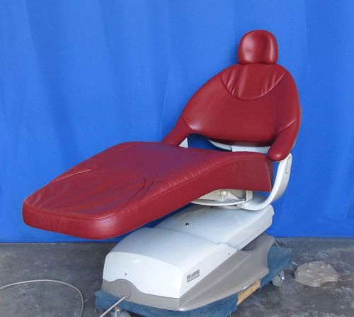 Midmark ultracomfort dental ultraleather brick red patient chair - ultra comfort for sale