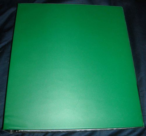 Forest Green 3 Ring Binder Lightly Used &amp; College Rule Paper