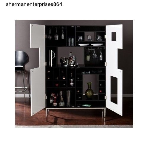 Steel,Wine,Cabinet,Large,Metal,Bottle,Organizer,Decor,Glass,Racks,Furniture,New