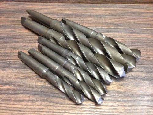 LOT OF UNION TWIST DRILL &amp; OTHER ASSORTED HSS DRILLS W/ 2 &amp; 3 MT SHANKS