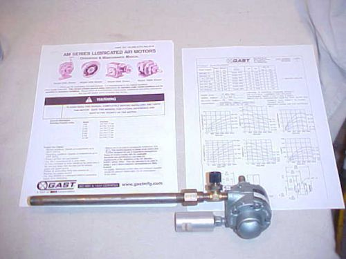 New $177.00  Gast 1AM-NCC-12 Lubricated Air Motor User Manual Stirring Stirrer