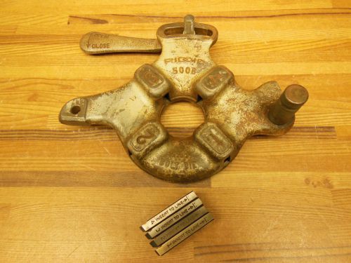 #3 ridgid 500b bolt die 3/4&#034;-10 unc lh thread cutters for sale