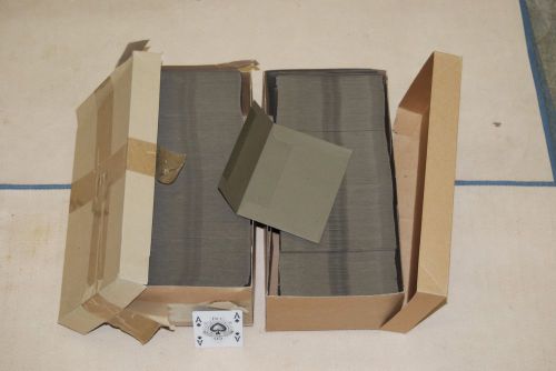 600-800 Envelopes, nice weight.  Dark charcoal-brown color..  Lot#A