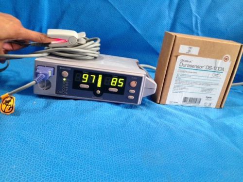Nellcor OxiMax N-550 SpO2 Patient Monitor with new DS-100A Oximax Sensor !