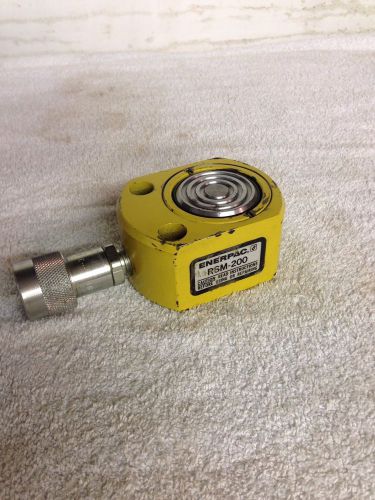 ENERPAC RSM 200 20 Ton Hydraulic Cylinder Flat Jack Ram Pancake RSM-200