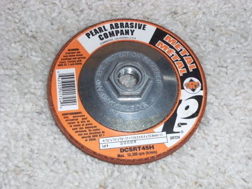 Pearl abrasive company 20  srt 4 1/2&#034; x 1/4&#034; x 5/8&#034;-11 grinding wheels for sale