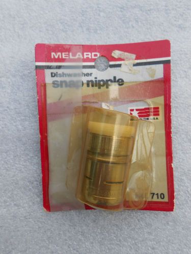 VINTAGE NOS &#034;MELARD DISHWASHER SNAP NIPPLE No. 710&#034; FAUCET ATTACHMENT