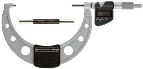 Mitutoyo - 293-251-10 Coolant Proof LCD Micrometer, Ratchet Stop, 125-150mm