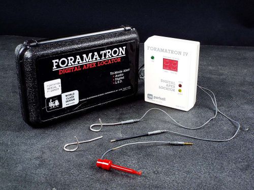 Parkell foramatron iv digital apex locator for root canal exams w/ storage case for sale
