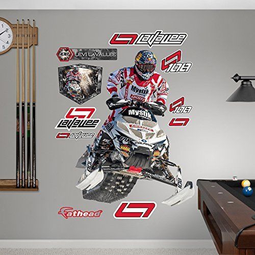 Action Sports Snowmobile Levi LaVallee Real Big Wall Decals