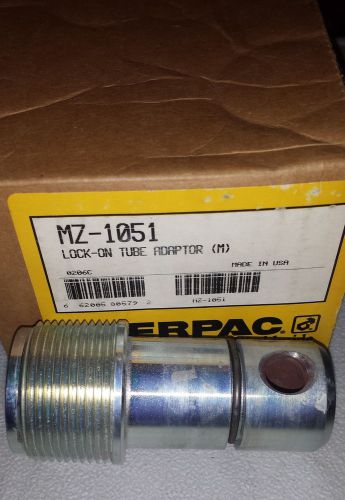 NEW ENERPAC MZ1051 Tube Adapter, For 10 Ton RC Cylinders *$5 Shipping*