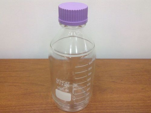 Schott Duran - 1000 mL, Media Storage Bottle Lab Glass
