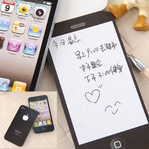 NEW utility office Paper notes memo pad /Notebook Notepad for iphone 4 4S Notes