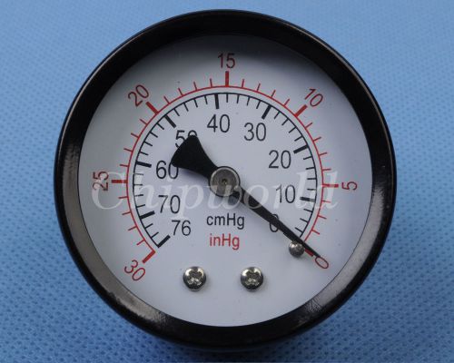 50mm vacuum pressure gauge -76cmhg/-30inhg 1/4pt for sale