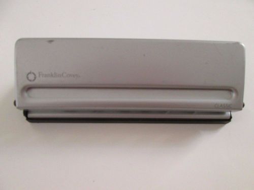 Franklin Quest CLASSIC Planner 7-hole Punch - Gray